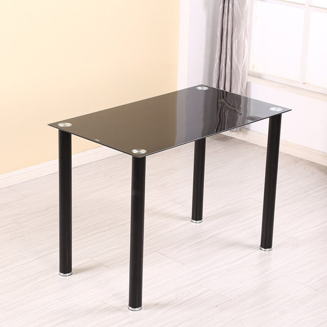 Panana Dining table set with 4/6 pcs Chairs Faux Leather High Metal Leg Padded Seat Kitchen