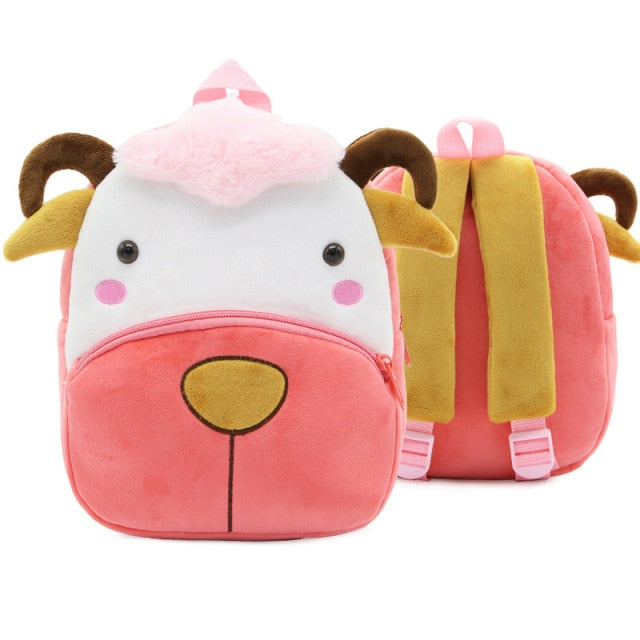 New Kawaii Stuffed Plush Kids Baby Toddler School Bags Backpack Kindergarten Schoolbag for Girls Boys 3D Cartoon Animal Backpack