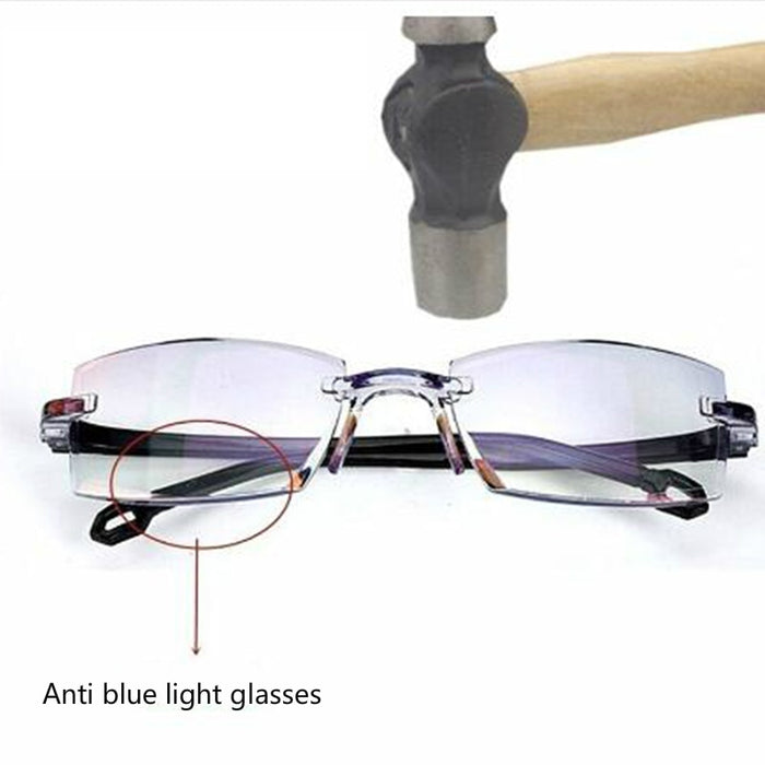 Ultralight Rimless Reading Glasses Anti Blue Light Radiation Computer Presbyopia Readers spectacleso Reader  kulary  1.0 To  4.0