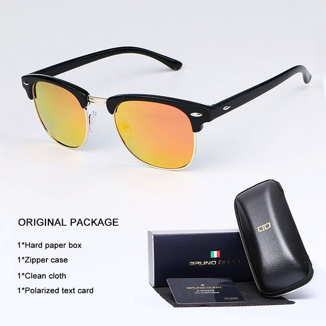 Bruno Dunn Sunglasses Men Women polarized Brand Design Sun Glasses Oculos masculino feminino sol lunette de soleil femme Ray