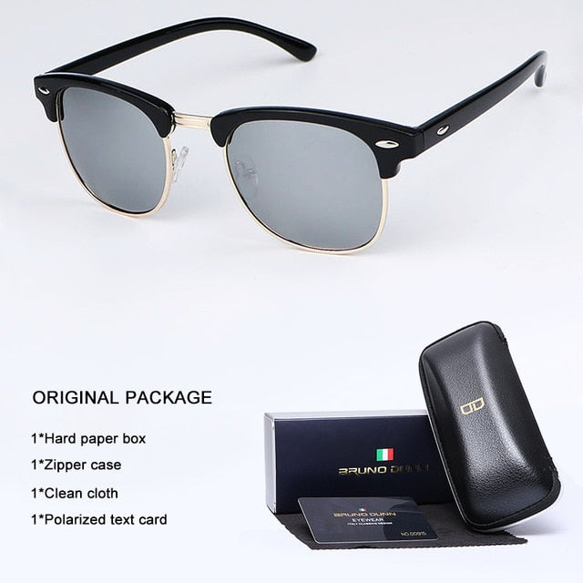 Bruno Dunn Sunglasses Men Women polarized Brand Design Sun Glasses Oculos masculino feminino sol lunette de soleil femme Ray