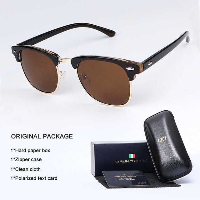 Bruno Dunn Sunglasses Men Women polarized Brand Design Sun Glasses Oculos masculino feminino sol lunette de soleil femme Ray