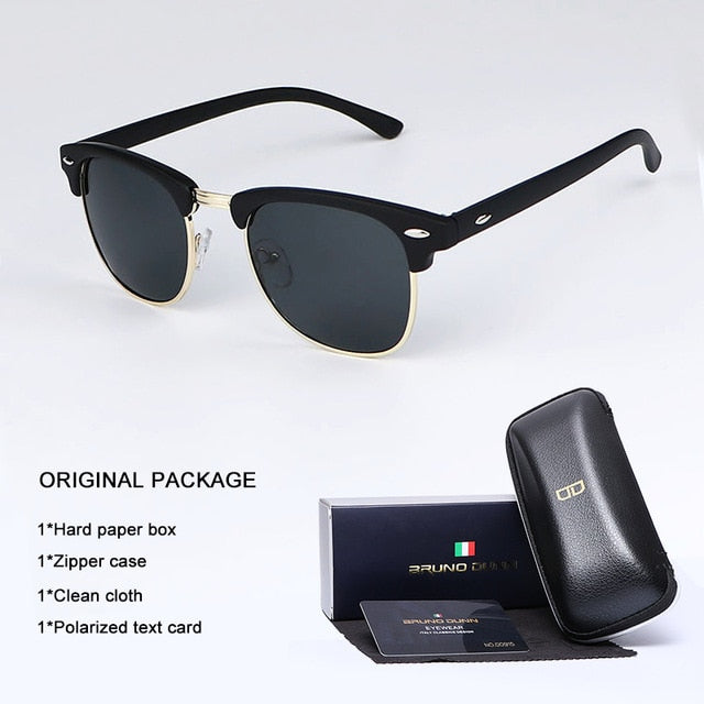 Bruno Dunn Sunglasses Men Women polarized Brand Design Sun Glasses Oculos masculino feminino sol lunette de soleil femme Ray