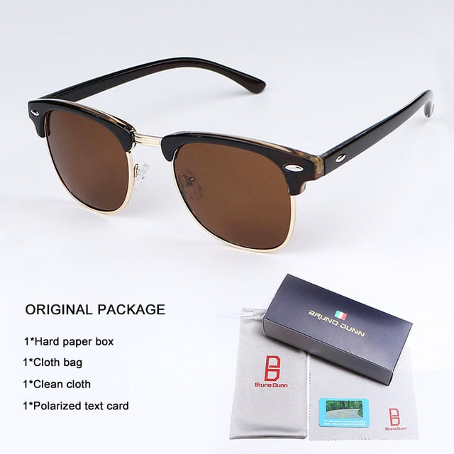 Bruno Dunn Sunglasses Men Women polarized Brand Design Sun Glasses Oculos masculino feminino sol lunette de soleil femme Ray