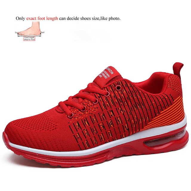 Air Cushion Shoes Men Running Sneakers Breathable Unisex Trainers Men Slip On Wear-resistant Sports Knit Workout Athletic Shoes