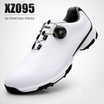 PGM Golf Shoes Mens Waterproof Breathable Training Sneakers Male Rotating Shoelaces Sports Spiked Trainers Golf Shoes
