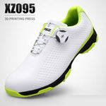PGM Golf Shoes Mens Waterproof Breathable Training Sneakers Male Rotating Shoelaces Sports Spiked Trainers Golf Shoes
