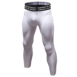2020 Running 3/4 Compression Pants Men Athletic Fitness Training Clothing Men's Tights Trousers Quick Dry Sports Gym Leggings