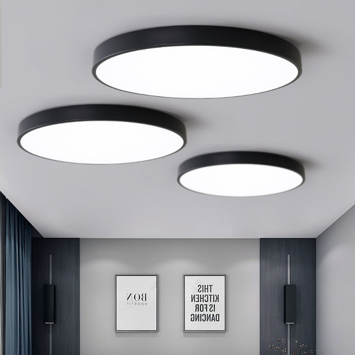 Ultra-thin round led Ceiling Lights living room modern minimalist atmosphere home bedroom lamp balcony room lamps