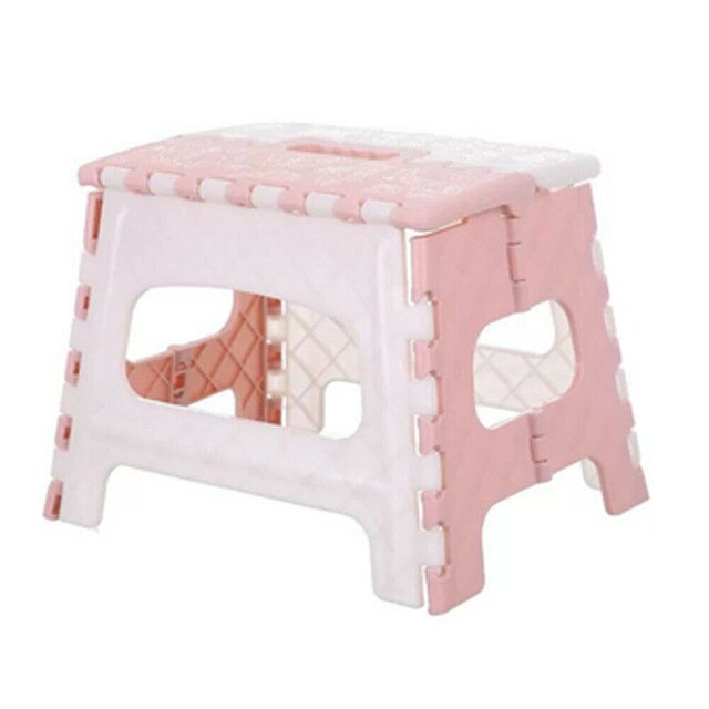 New Fashion Foldable Step Stool Multi Purpose Ottomans Home Kitchen Bedroom Easy Plastic Storage Practical Convenient to Carry