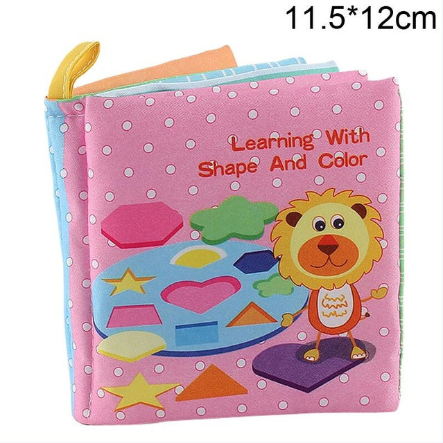 Baby Cloth Book Children Kids Educational Toys Soft Fabric Cartoon Early Learning Story Book Study Toys DS19