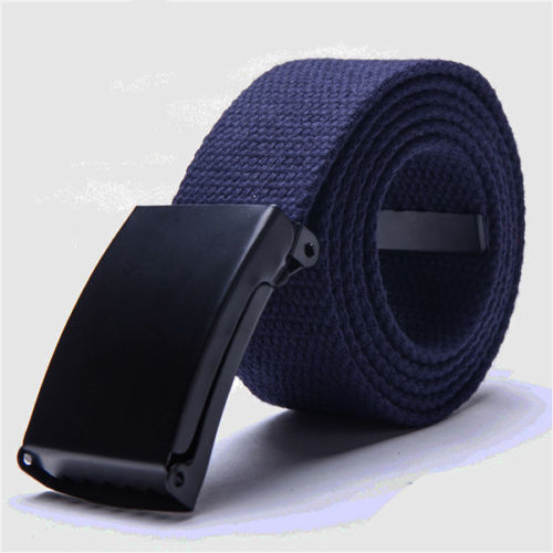 Solid Nylon Metal Belts Men Automatic Buckle Army Military Tactical Combat Canvas Belt Male Strap Waistband for Pants