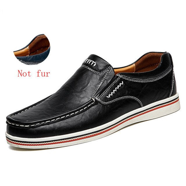 CcharmiX Brand Minimalist Design Split Leather Men Dress Shoes Hot Sell Mens British Style Boat Shoes Big Size Driving Man Flats