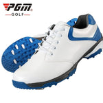 New Waterproof Breathable Patent Design Men Outdoor Sport Shoes Anti-Skid Light Good Grip Comfortable Leather Golf Shoes AA10092