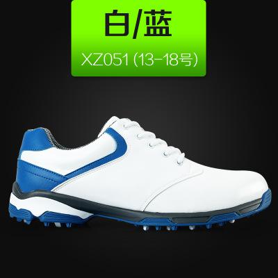 New Waterproof Breathable Patent Design Men Outdoor Sport Shoes Anti-Skid Light Good Grip Comfortable Leather Golf Shoes AA10092