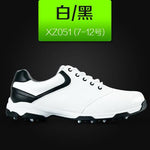 New Waterproof Breathable Patent Design Men Outdoor Sport Shoes Anti-Skid Light Good Grip Comfortable Leather Golf Shoes AA10092