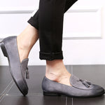 genuine leather shoes men formal tassel loafers mens dress shoes men suit office elegant shoes men wedding mocassin homme 698