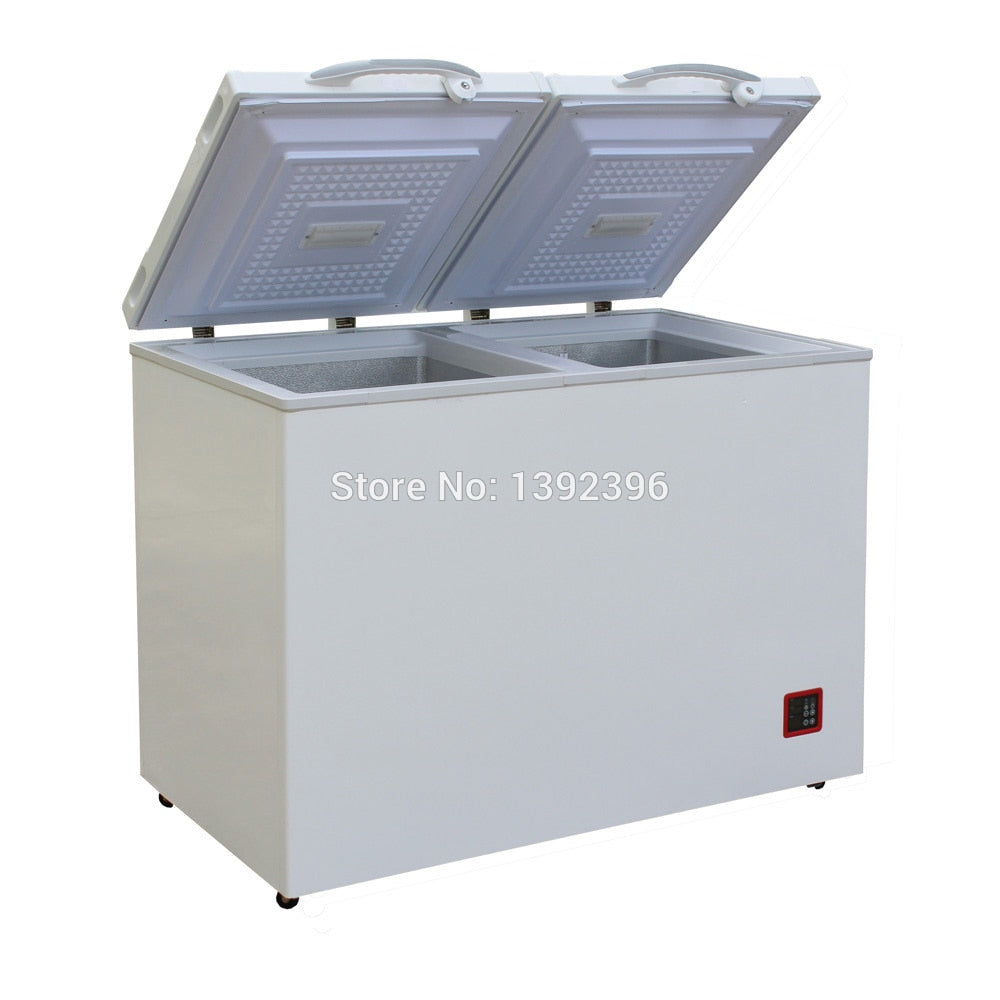 212L  DC Compressor Chest Freezer Combined Refrigerator Solar Battery Powered Fridge