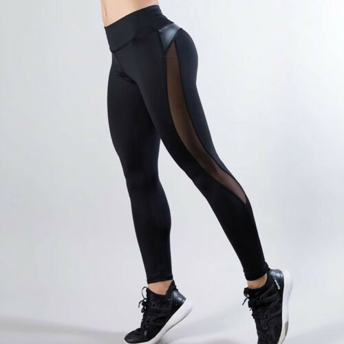 Ladies Black High Waisted GYM Joggers Sports Fitness Seamless Leggings Yoga Pants For Women Girls Energy Tights Trainning Wear