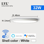 Modern LED Smart Ceiling Light Home Lighing WiFi Tuya App AI Voice Control Ultrathin Surface Mounting Ceiling Lamp
