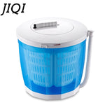 JIQI Hand-operated Baby Clothes Washing+Drying Machine Manual Mini Garment Washer Vegetables Fruit Cleaning 2kg Single Tub Dryer