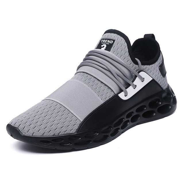 Zapatillas deportivas para correr para hombre, transpirables, cómodas, para exteriores, transpirables, absorción de golpes, zapatillas deportivas para gimnasio, muy vendidas en 2019