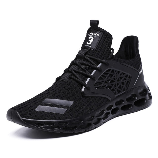 Zapatillas deportivas para correr para hombre, transpirables, cómodas, para exteriores, transpirables, absorción de golpes, zapatillas deportivas para gimnasio, muy vendidas en 2019