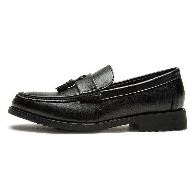 Men Dress Shoes Handmade Brogue Style Paty Leather Wedding Shoes Men Flats Leather Oxfords Formal Shoes