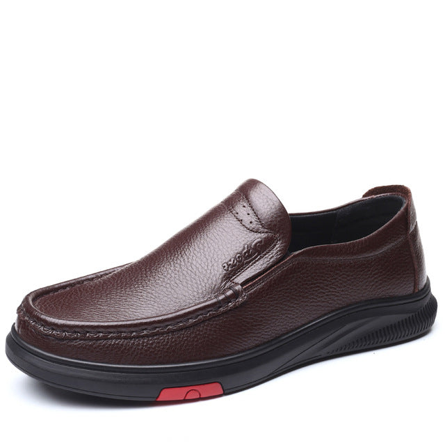 2020 Genuine Leather Men Dress Shoes Good Quality Leisure Man Formal Business Oxfords
