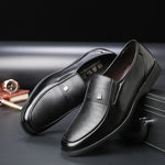 QZHSMY Italian Men Dress Shoes Round Toe Free Shipping Luxury Designer Office Formal Shoes Comfortable High Quality Men's Shoes