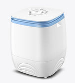 JIQI Electric Mini Clothes Washing Machine Top Loading Semi-automatic 2.0kg Garment Washer+1.5kg Dryer Single Tub Cloth Drying