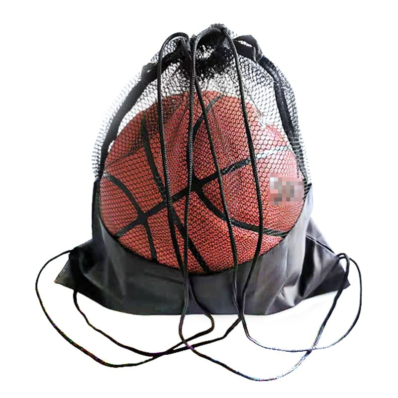 Sport Cover Mesh Bag Portable Football Storage Backpack Outdoor Basketball Volleyball Multifunctional Storage Bagsve