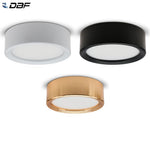 [DBF]Ultra-thin LED Surface Mount Ceiling Lamp 3W 5W 7W 9W Black/White/Gold Housing Ceiling Spot Lamp for Home Living room Decor