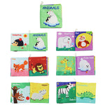 New Animal Cognition Infant Newborn Baby Soft Fabric Cloth Book Learning Educational Toys For Kids Baby Books 0-12 months