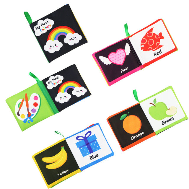 New Animal Cognition Infant Newborn Baby Soft Fabric Cloth Book Learning Educational Toys For Kids Baby Books 0-12 months