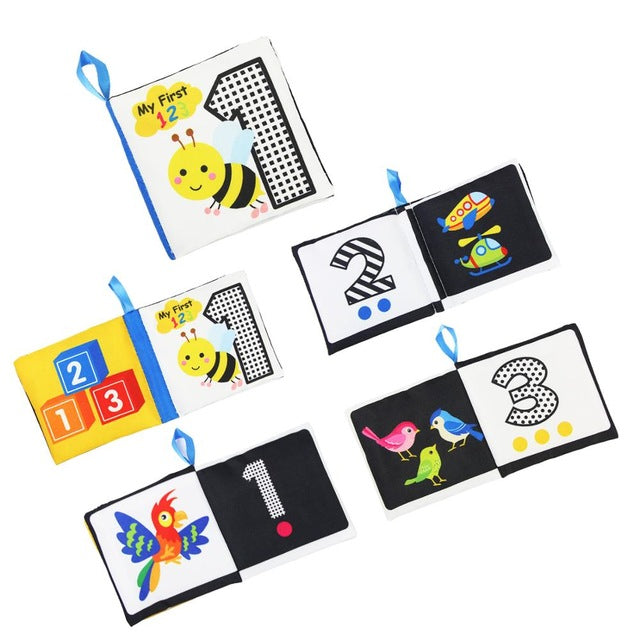 New Animal Cognition Infant Newborn Baby Soft Fabric Cloth Book Learning Educational Toys For Kids Baby Books 0-12 months