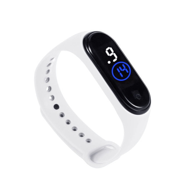 Fashion Sports Watch For Kids Children Waterproof Led Digital Watch Ultra-light Silicone Strap Teen Boys Girls WristWatch Unisex