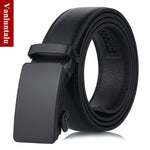 Men's automatic buckle Belt young people  fashion black simple buckle highgrade luxury Business belt Ceinture Homme p54