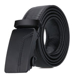 Men's automatic buckle Belt young people  fashion black simple buckle highgrade luxury Business belt Ceinture Homme p54