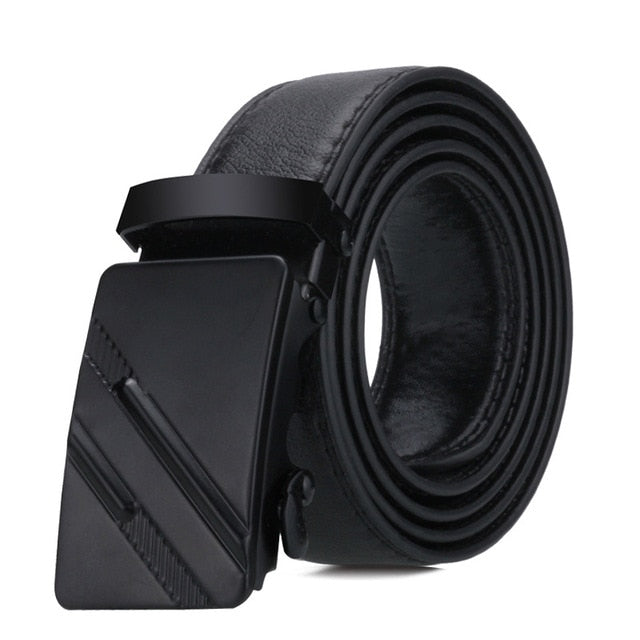 Men's automatic buckle Belt young people  fashion black simple buckle highgrade luxury Business belt Ceinture Homme p54