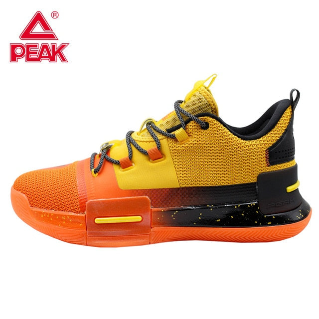 PEAK Lou Williams Basketball Shoes Men Cushion Zapatillas Durable Non-slip Outsole Outdoor Training Sport Sneakers Plus Size