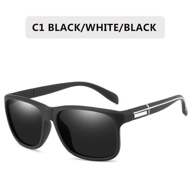 ZXWLYXGX Brand Designer New Fashion Polarized Sunglasses Men Square  Frame Male Sun Glasses fishing Driving Sun Glasses UV400