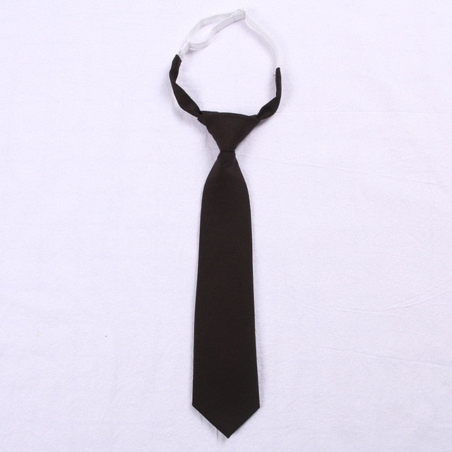 School Dresses Necktie For Girls And Boys Students Jk Uniform Collar Sailor Suit Striped Tie High School Uniform Accessories