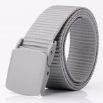 Fashion Men Adjustable Solid Color Buckle Pants Outdoor Waist Belt Waistband Womens belts