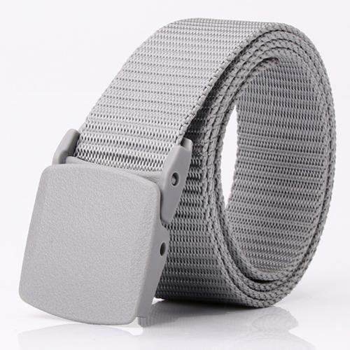 Fashion Men Adjustable Solid Color Buckle Pants Outdoor Waist Belt Waistband Womens belts