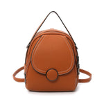 New Designer Fashion Women Leather Backpack Mini Soft Touch Multi-Function Small Backpack Female Ladies Shoulder Bag Girl Purse