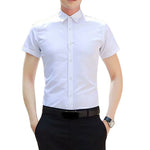 New Casual Long-sleeved Solid Men Shirts Slim Version Male Social Business Dress Shirt Brand Men's Clothing With Button Shirts