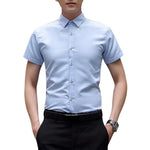 New Casual Long-sleeved Solid Men Shirts Slim Version Male Social Business Dress Shirt Brand Men's Clothing With Button Shirts