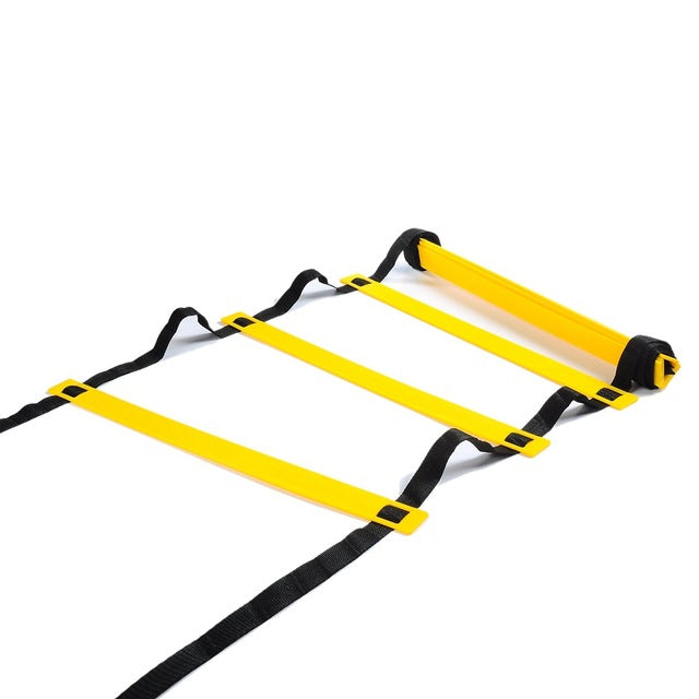 12 Rung 6M Football Training Speed Agility Ladder Black Straps Training Ladder Step Soccer Accessories hin section