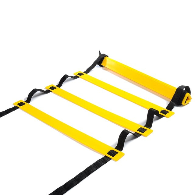 12 Rung 6M Football Training Speed Agility Ladder Black Straps Training Ladder Step Soccer Accessories hin section